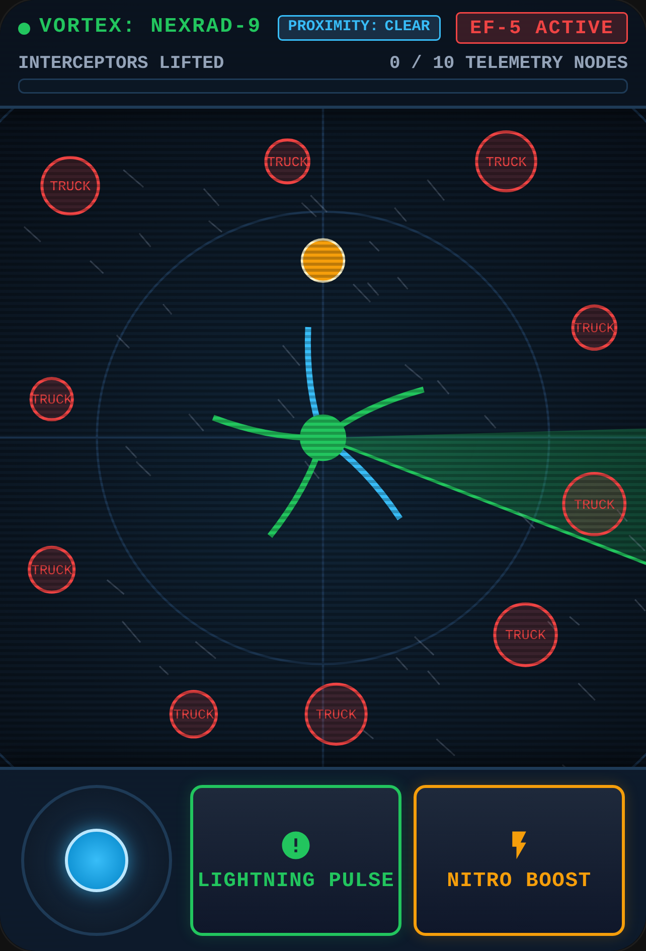 TORNADO INTERCEPT: RADAR SECTOR 9 | indie game cover
