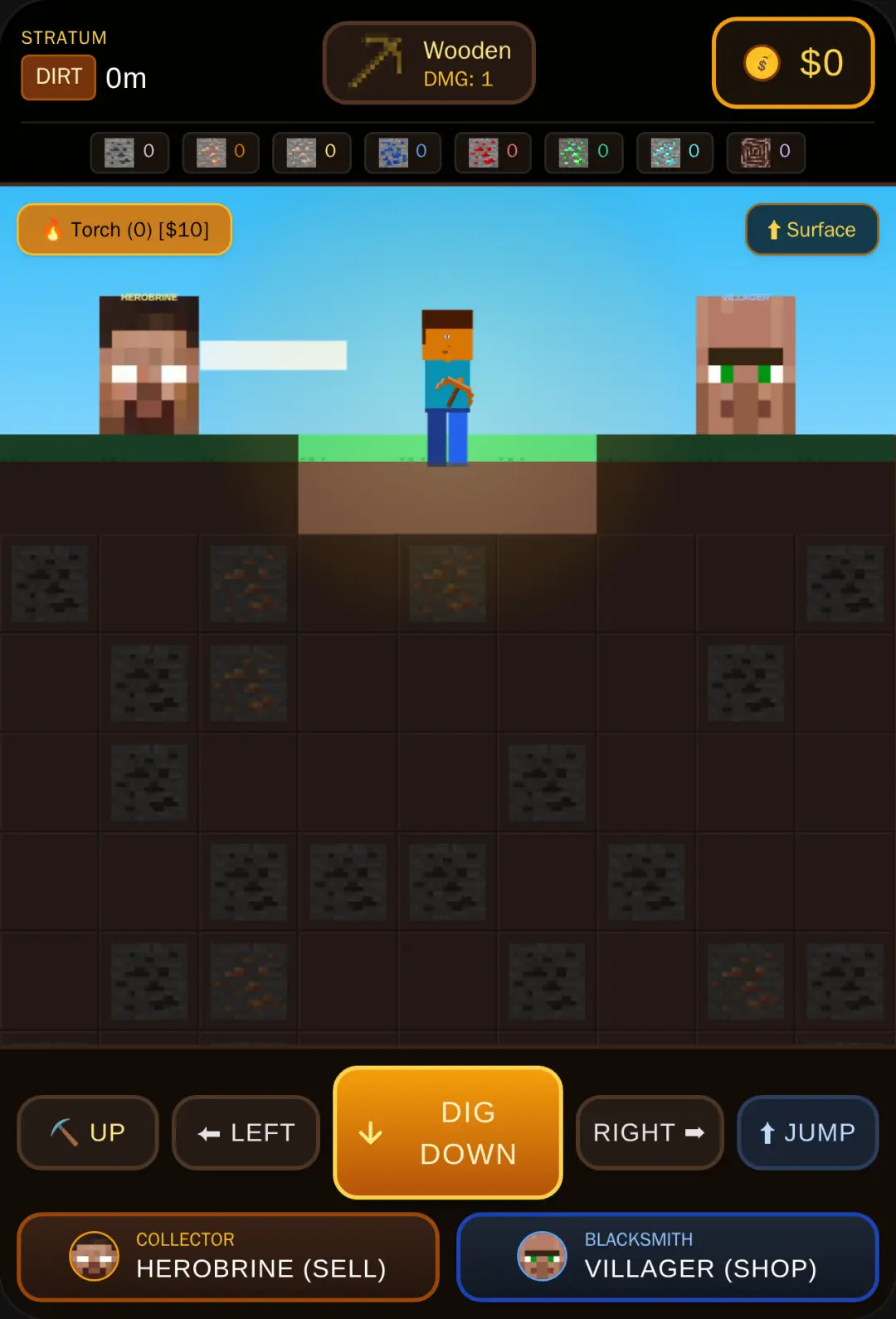 Yearn for the caves - 2D mining game simulator cover