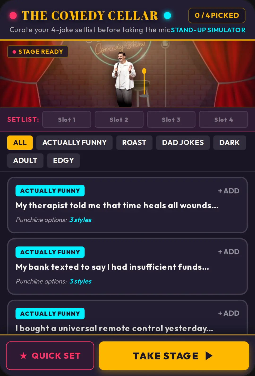 Comedy Joke Simulator cover