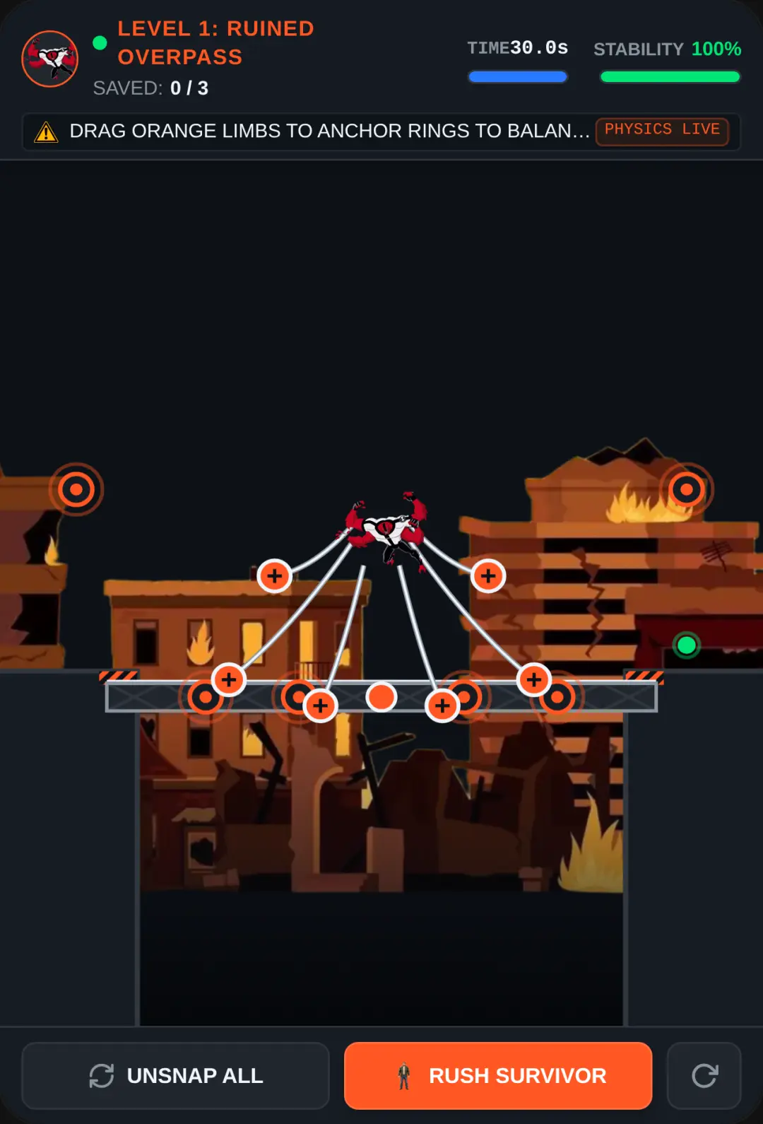 Multi-Limb Rescuer: Physics Balancing cover