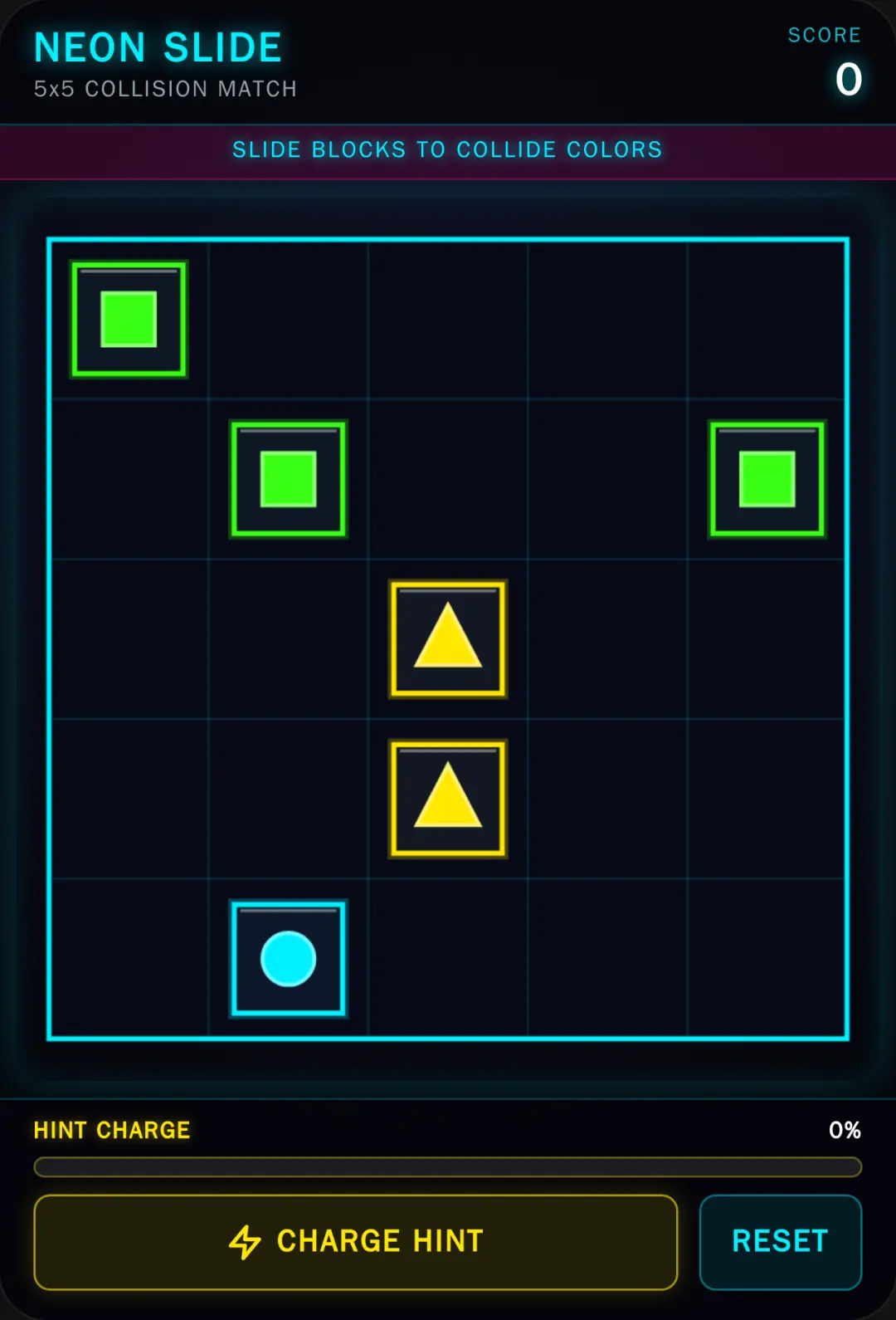Neon Collision Grid cover