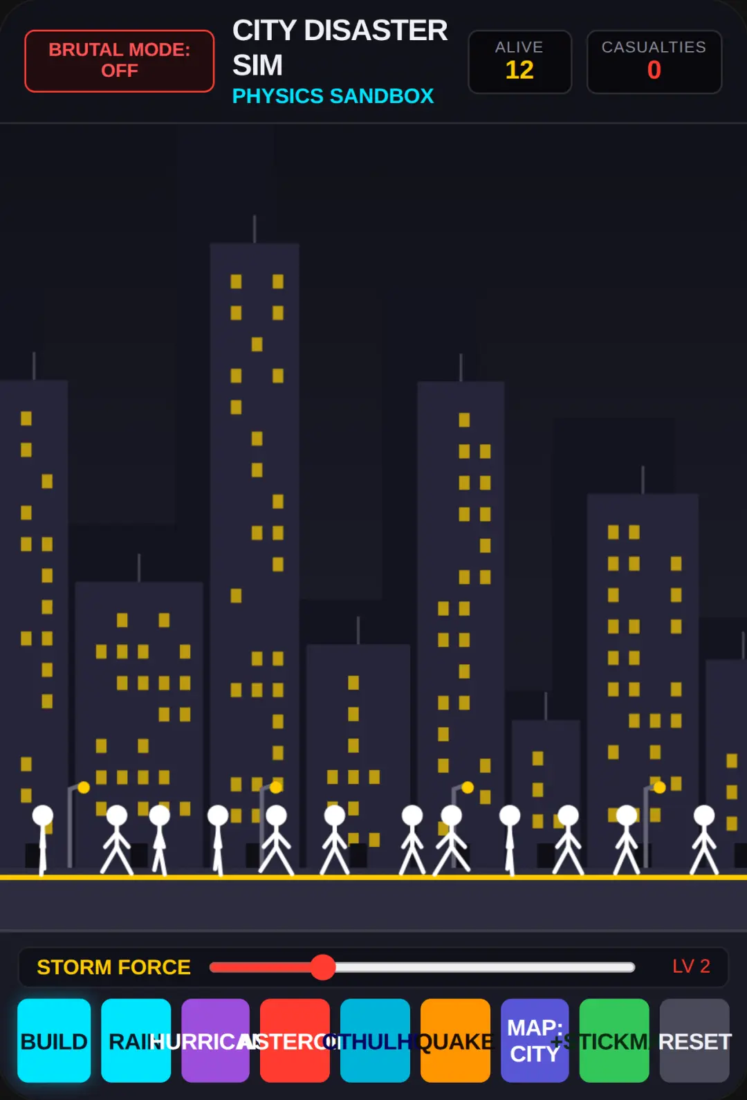 Stickman City Disaster Sim cover