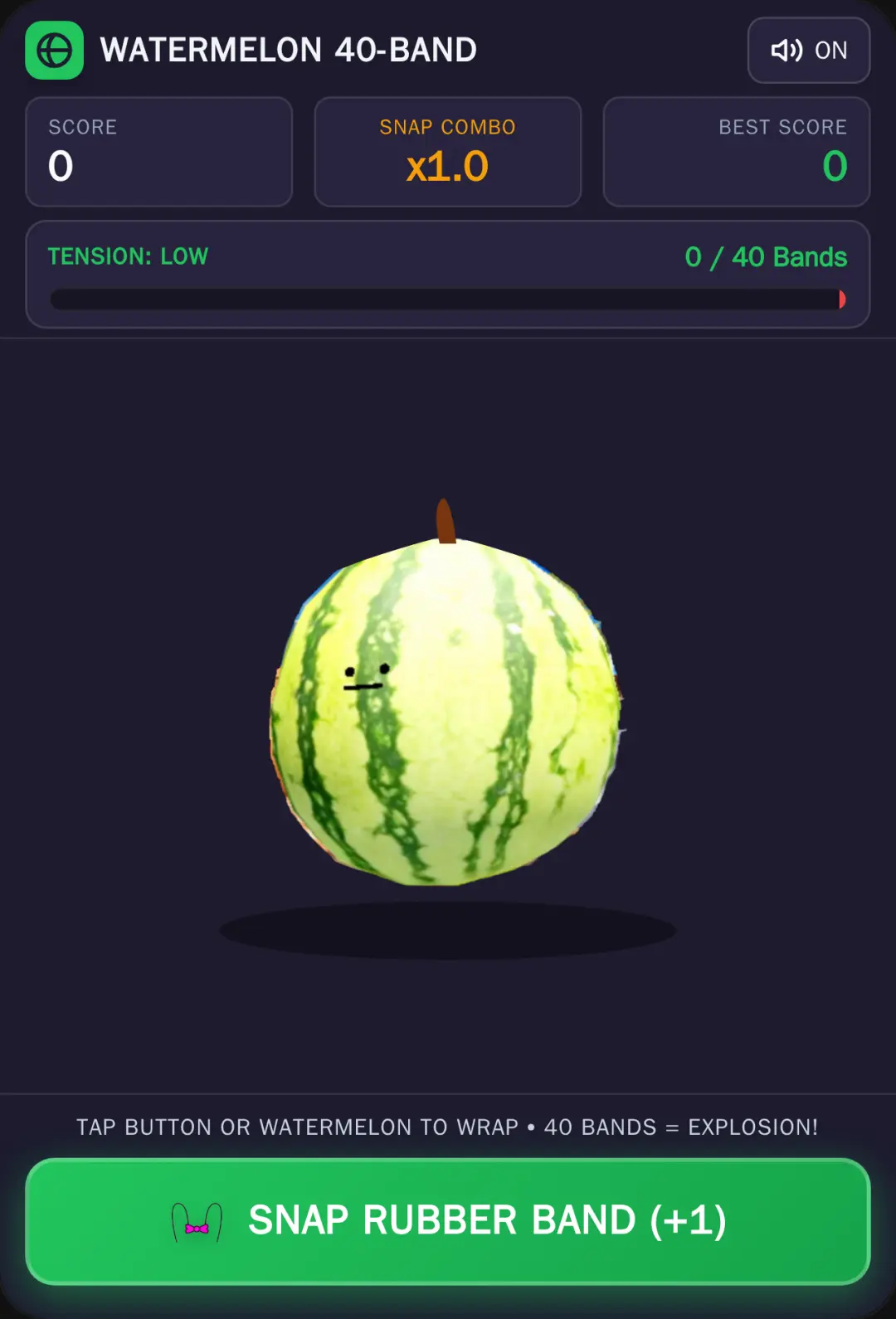 Watermelon Rubber Band Challenge cover