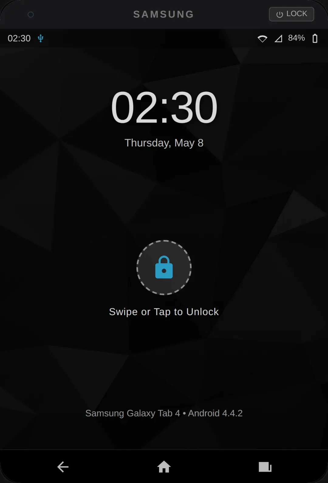 Samsung Galaxy Tab 4 - Android 4.4.2 KitKat cover