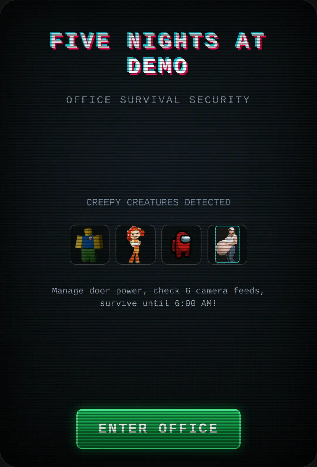 Five Nights At Demo cover