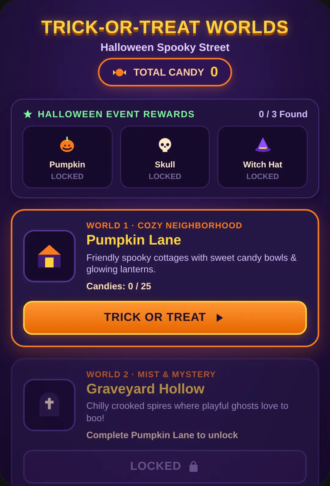 Trick-or-Treat Worlds cover