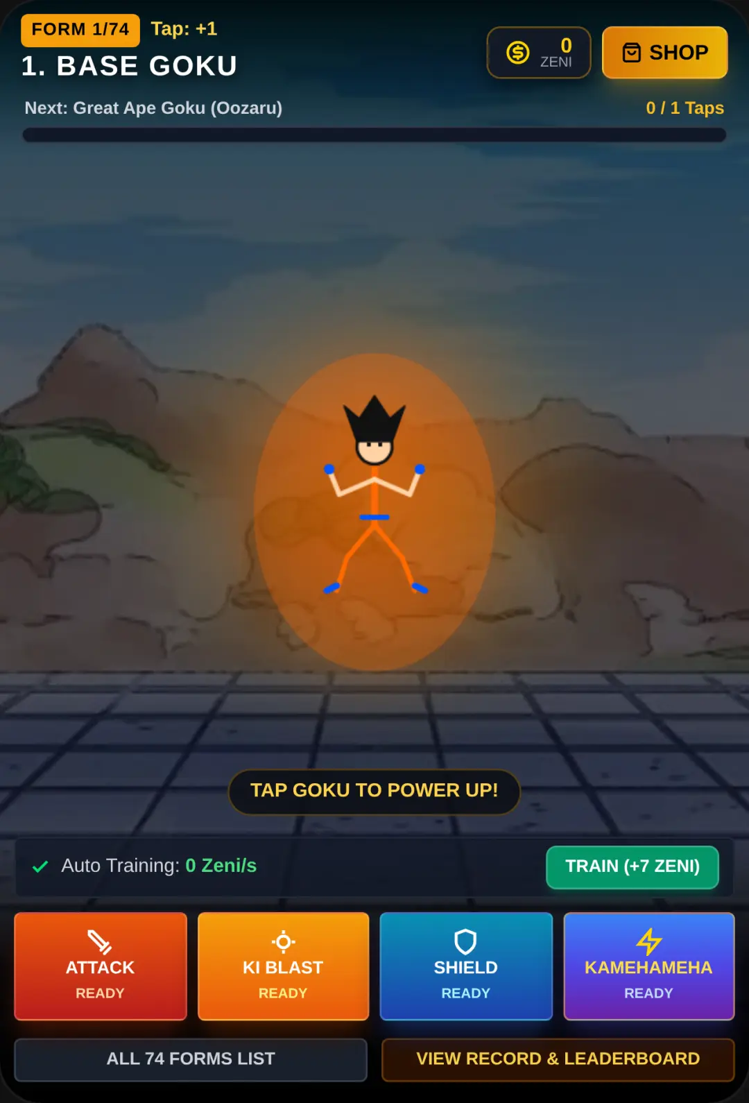 Goku Form Evolution cover