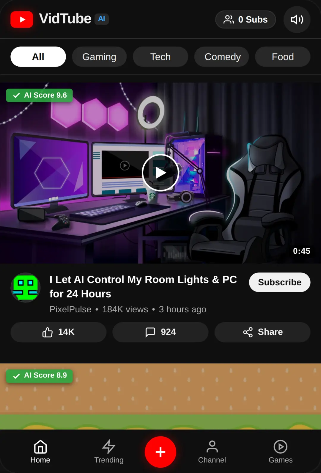 VidTube AI - Creator Simulator cover