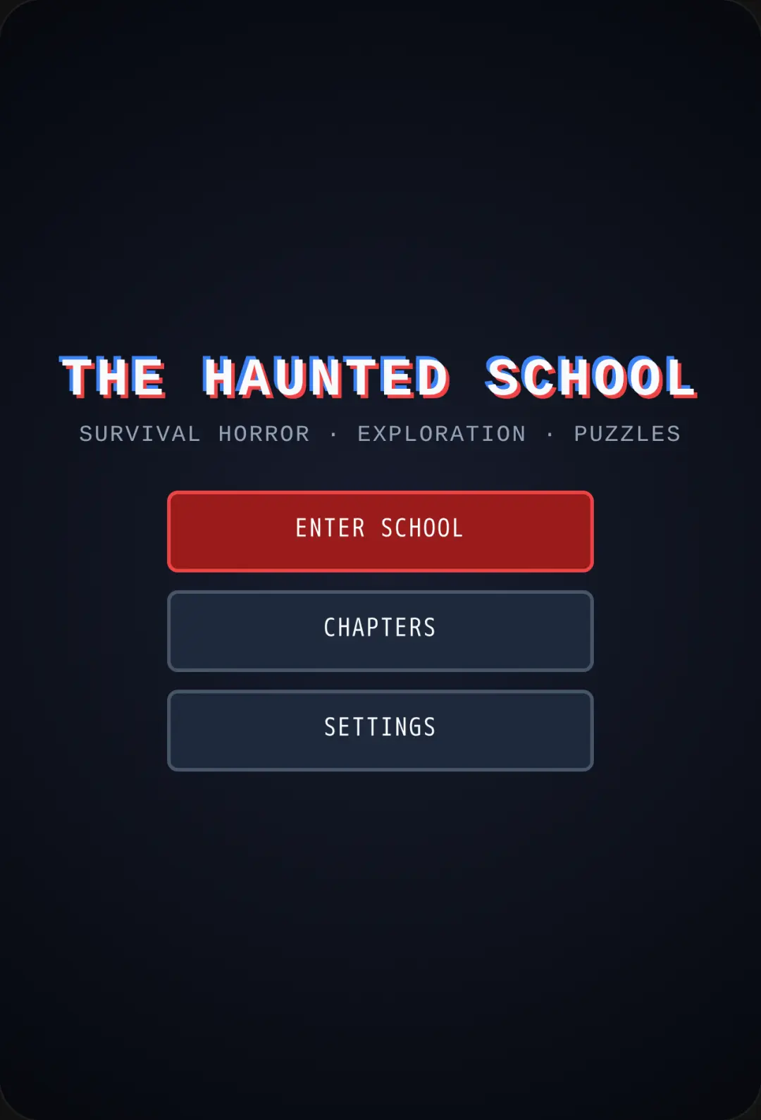 THE HAUNTED SCHOOL cover