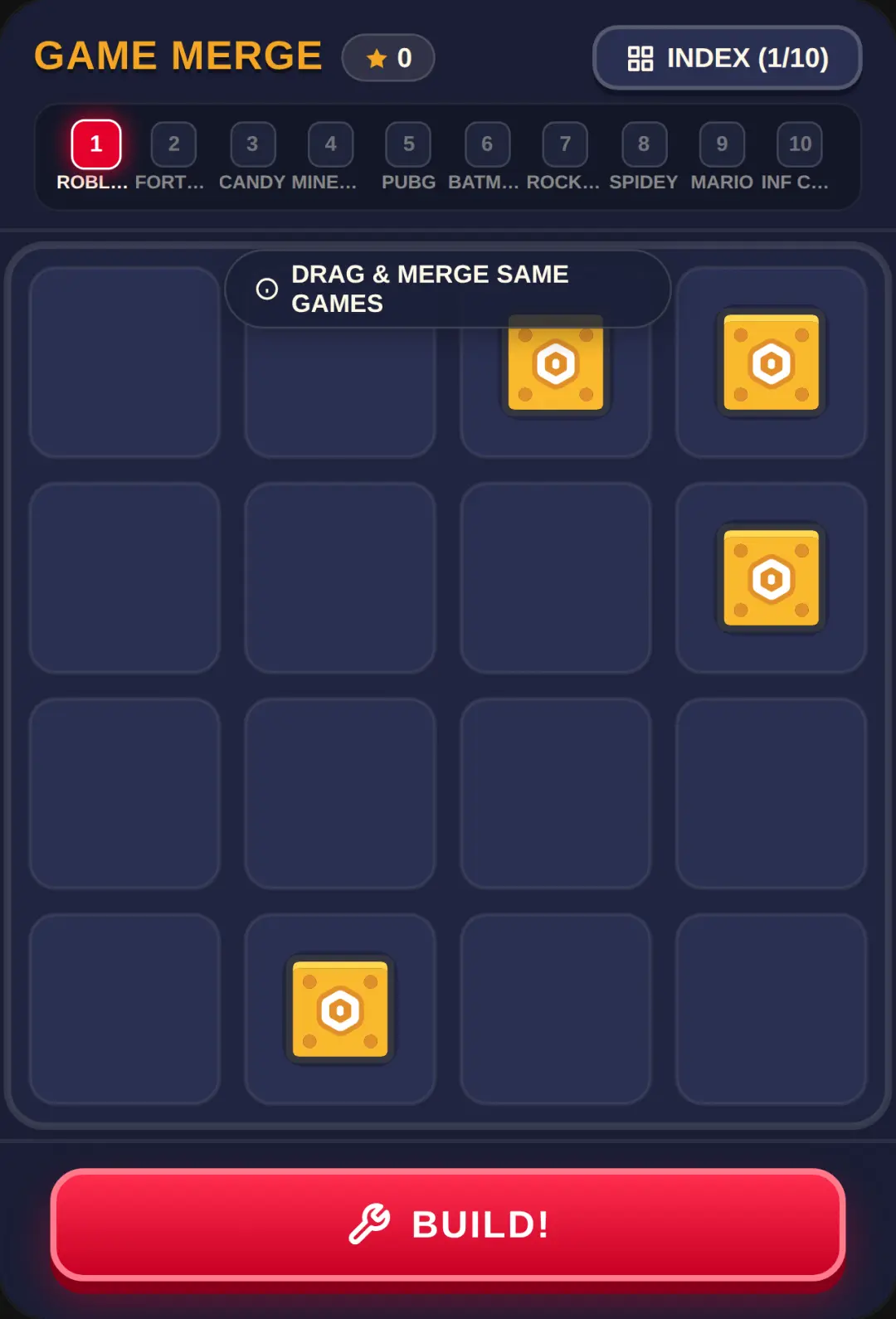Game Merge: Tiny to OG #Cool #Game