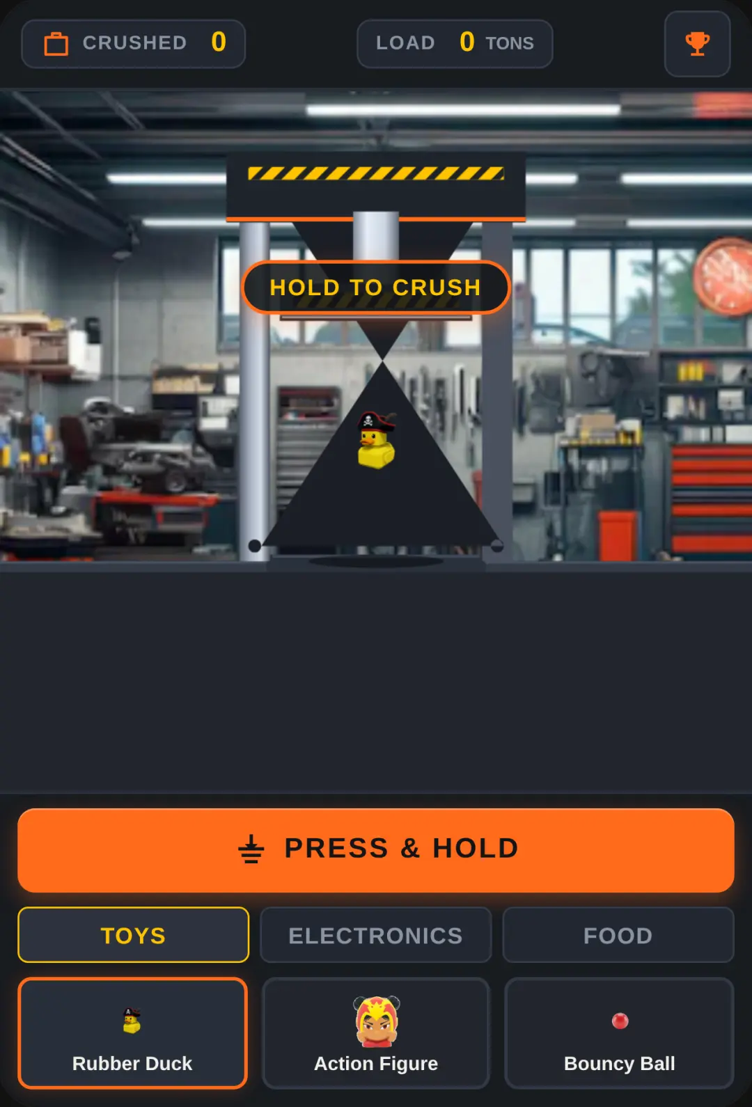 Hydraulic Press Crushing Simulator cover