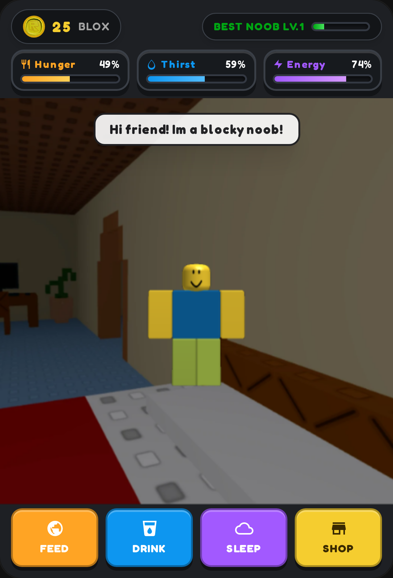 Roblox Noob Pet Care cover