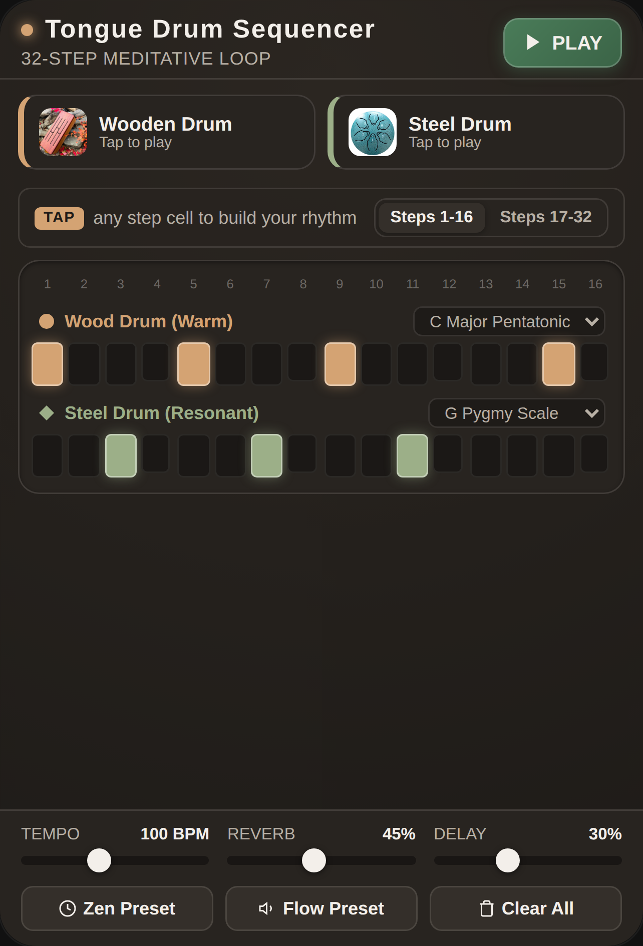 Zen Tongue Drum Sequencer cover