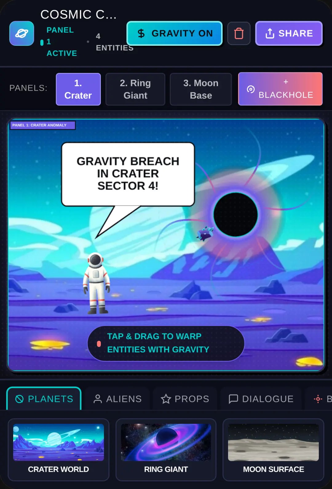 Cosmic Comic: Planet Sandbox cover