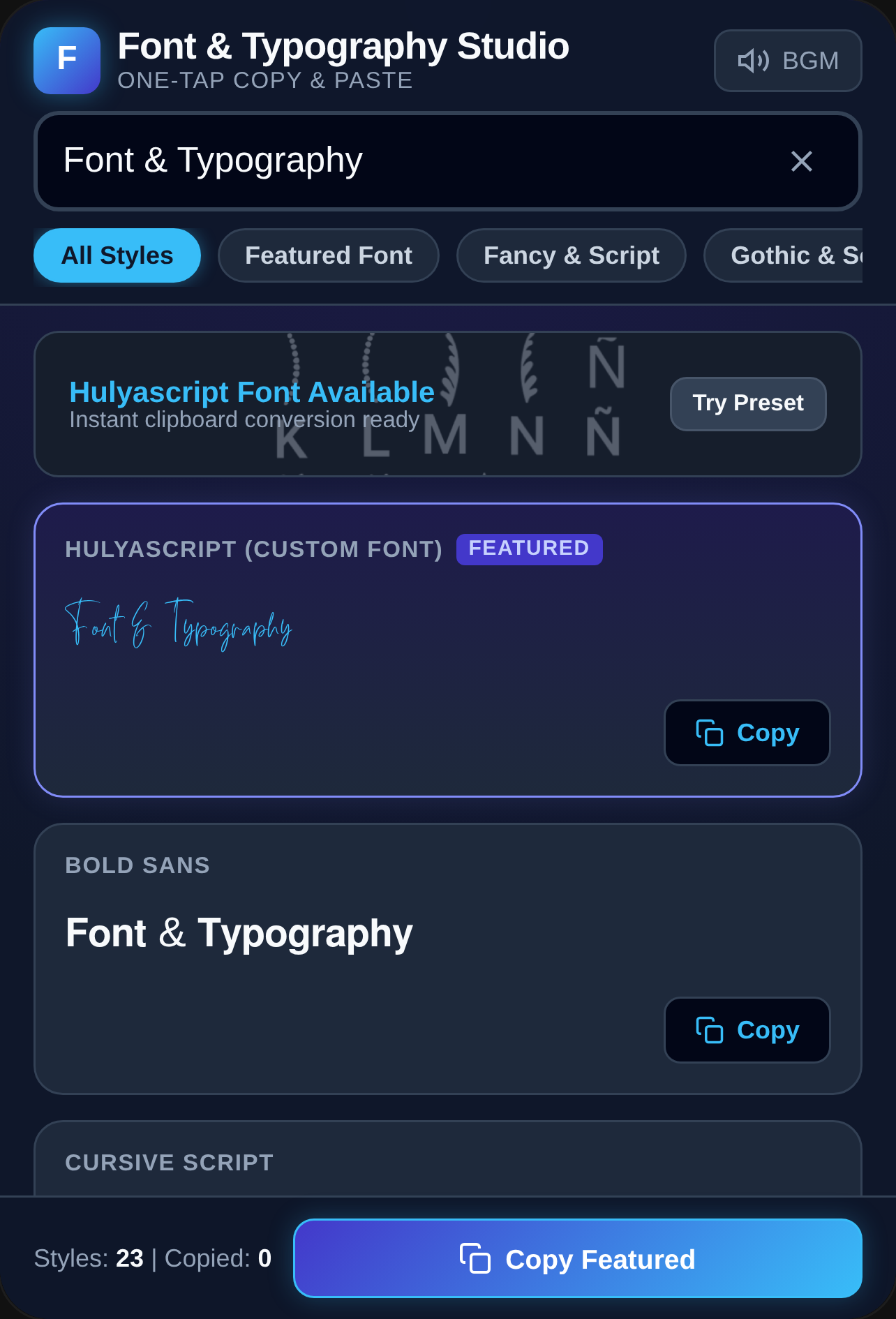 Font & Typography Studio cover