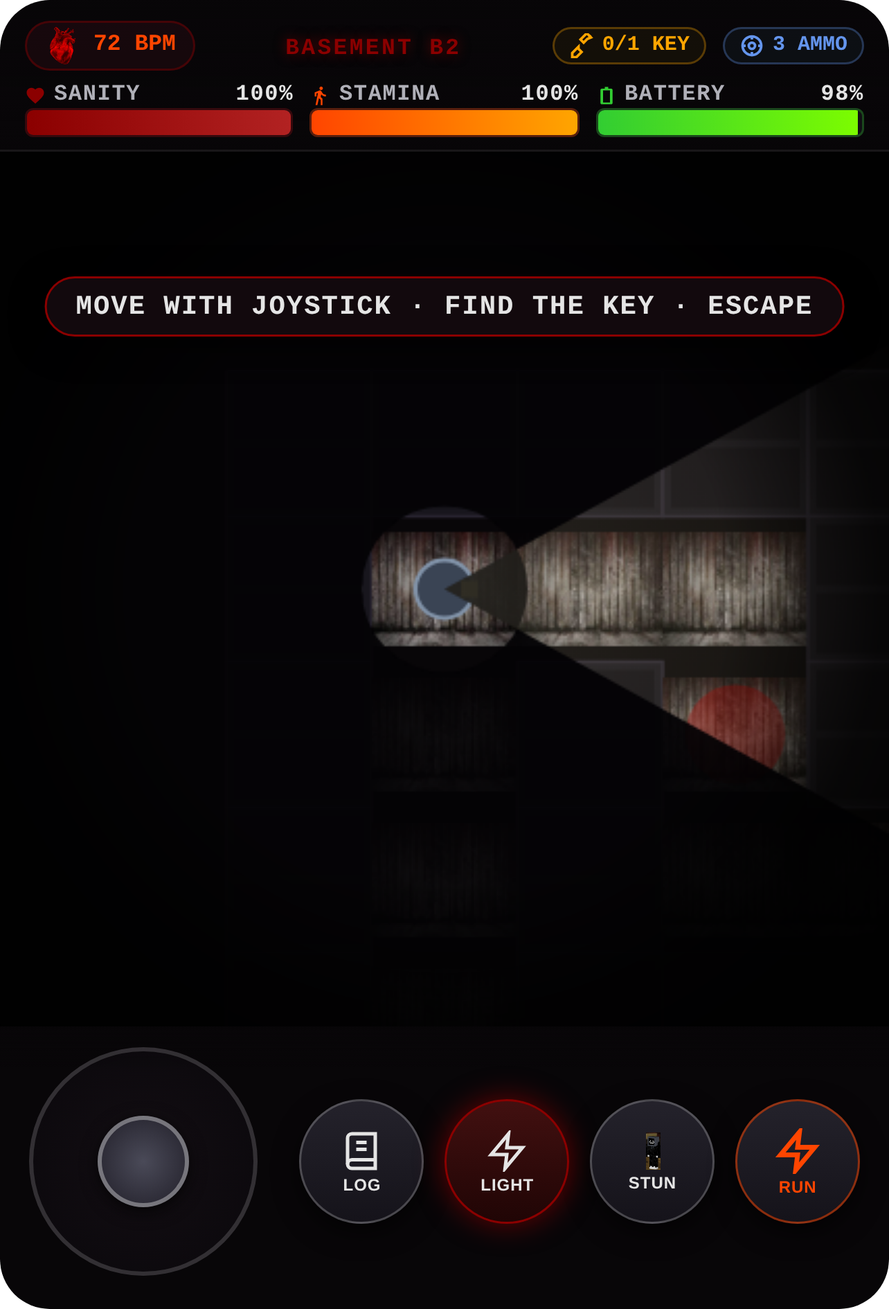 Basement Descent: Survival Chass (this is my first time making a game don ju me 😭😭🙏) cover
