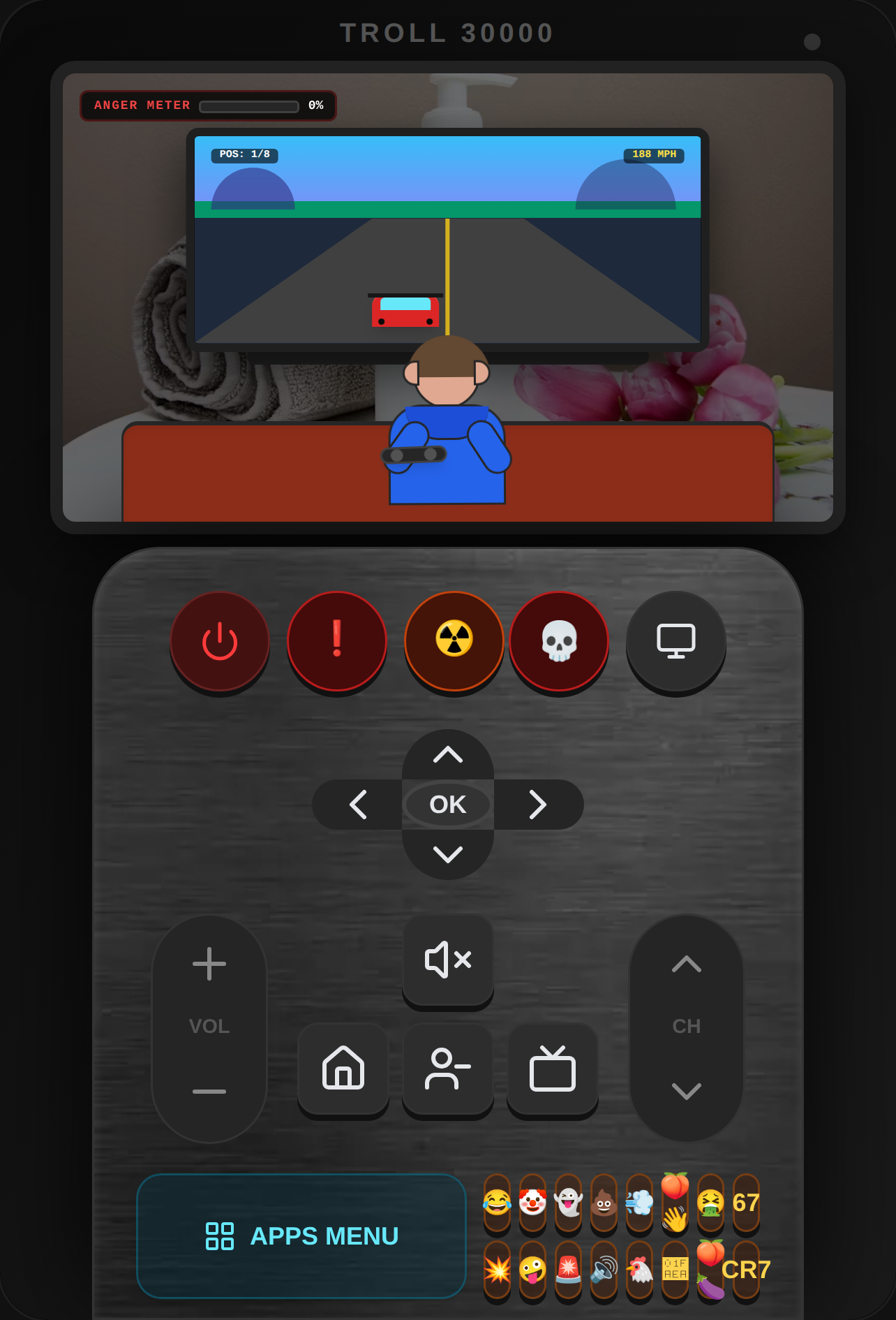 Troll 30000: Ultra Remote: New Buttons cover