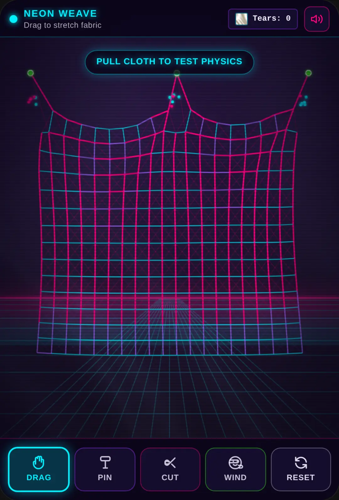 Neon Weave - Realistic Fabric Physics Hope you like itt cover