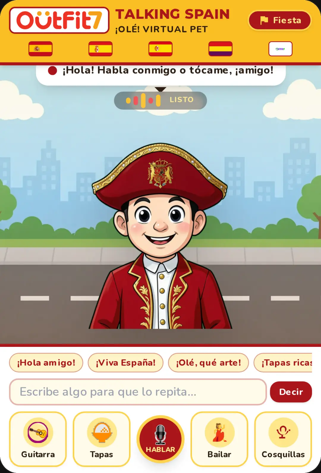 Talking Spain - Outfit7 Style Virtual Pet cover