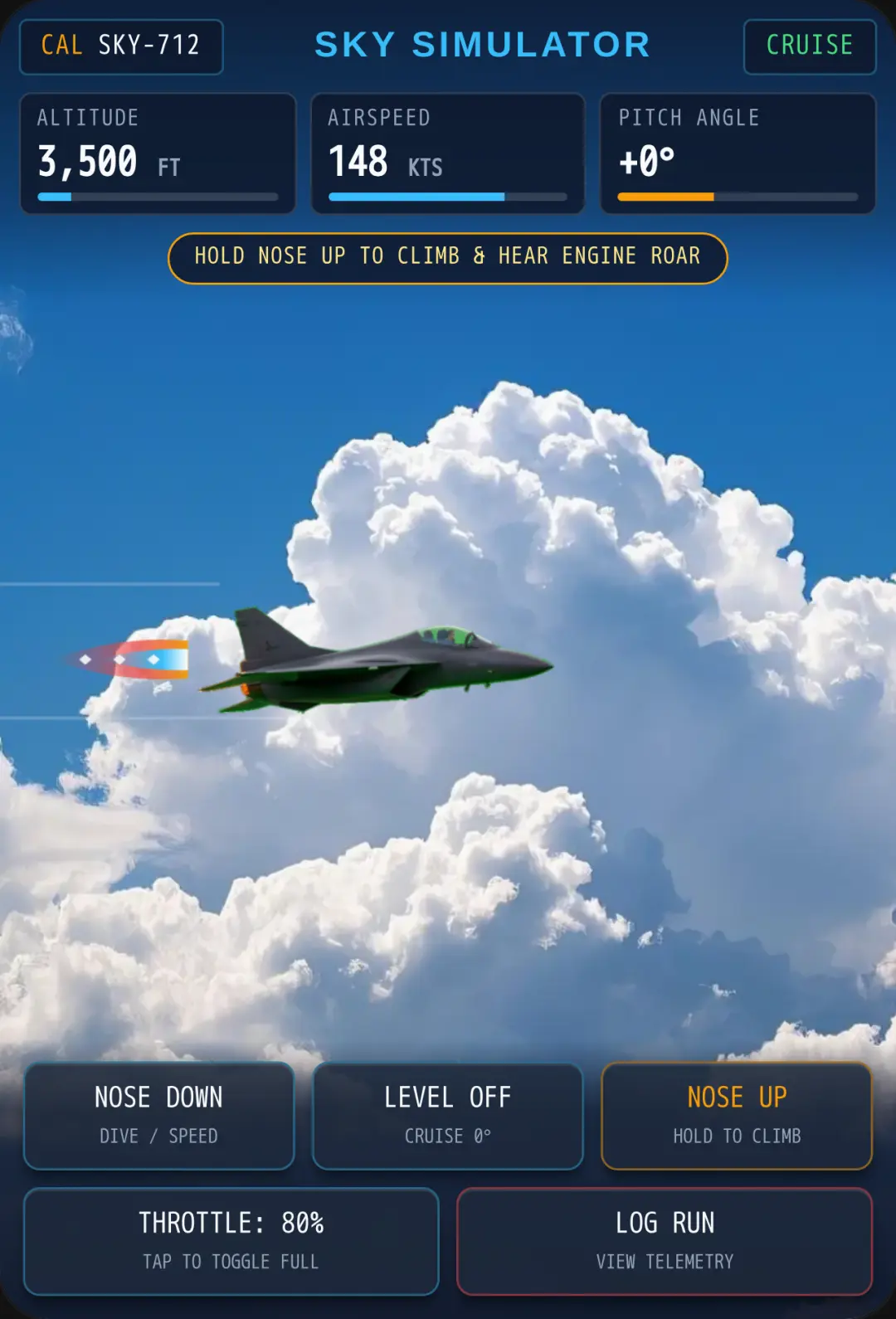 Sky Simulator — Modern Jet cover