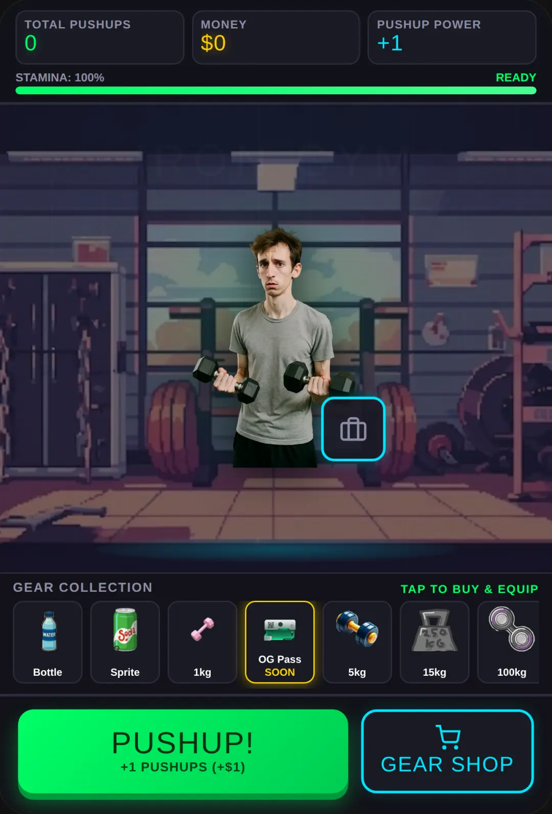Pushup King: Gym Clicker cover