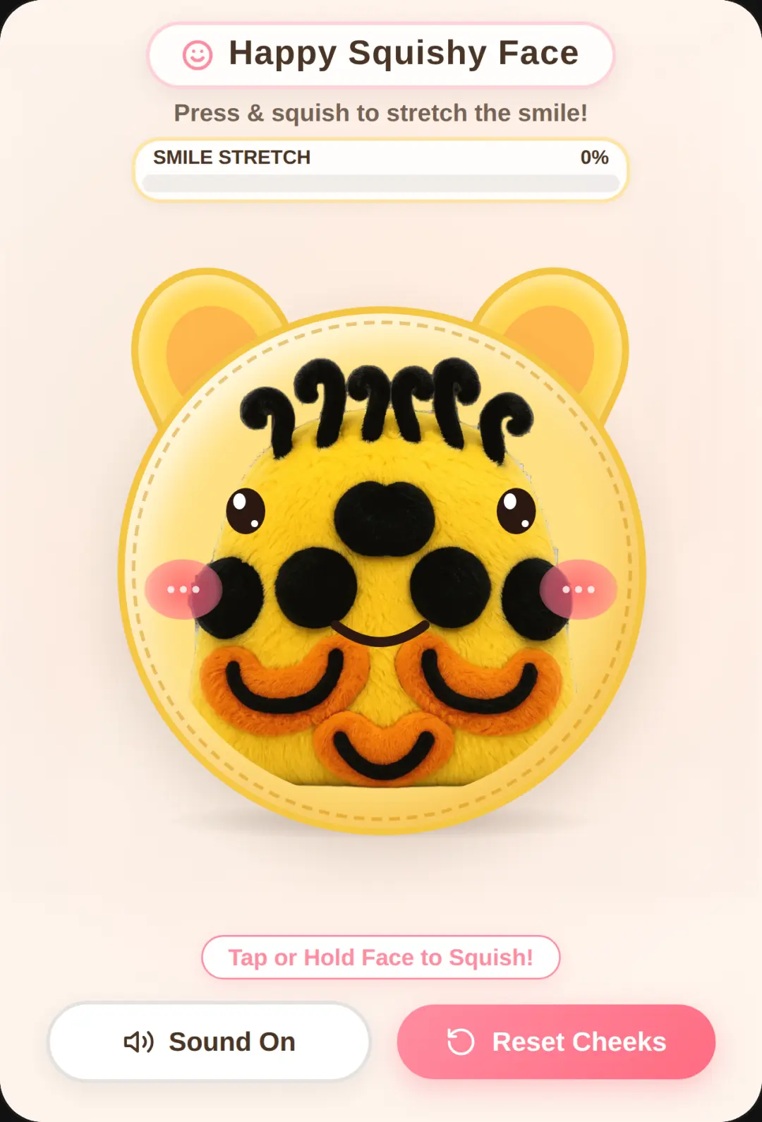 Squishy Plush Face cover