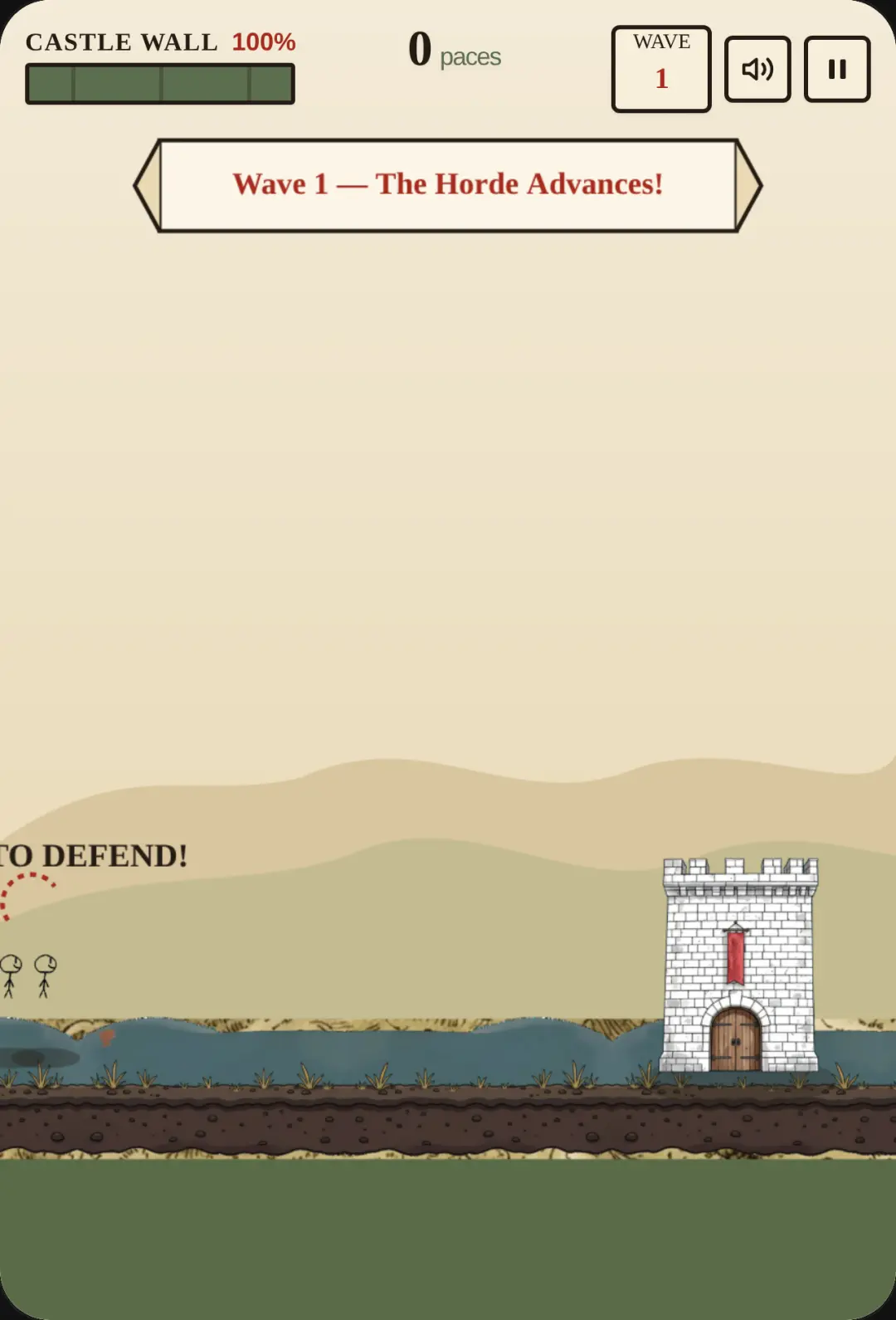 Stick Defense: Castle Wall Flick cover