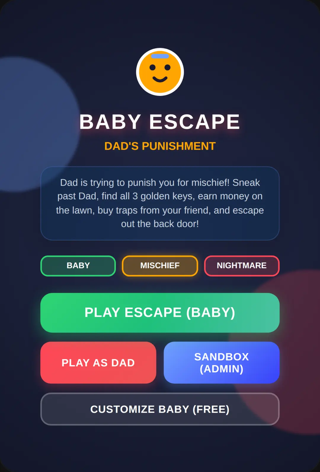 Baby Escape: Dad's Punishment cover