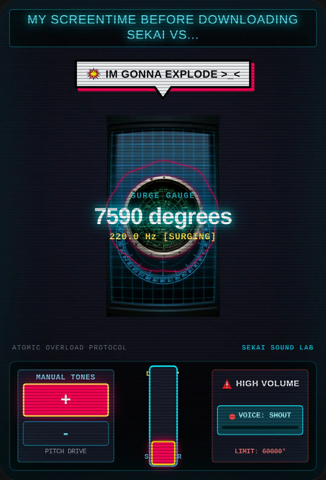 Sound Barrier Breaker: The Screentime Meter cover
