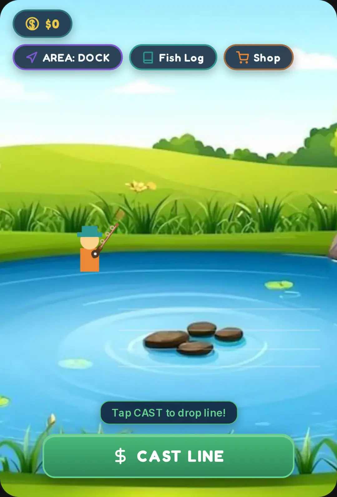 Fishing simulator cover
