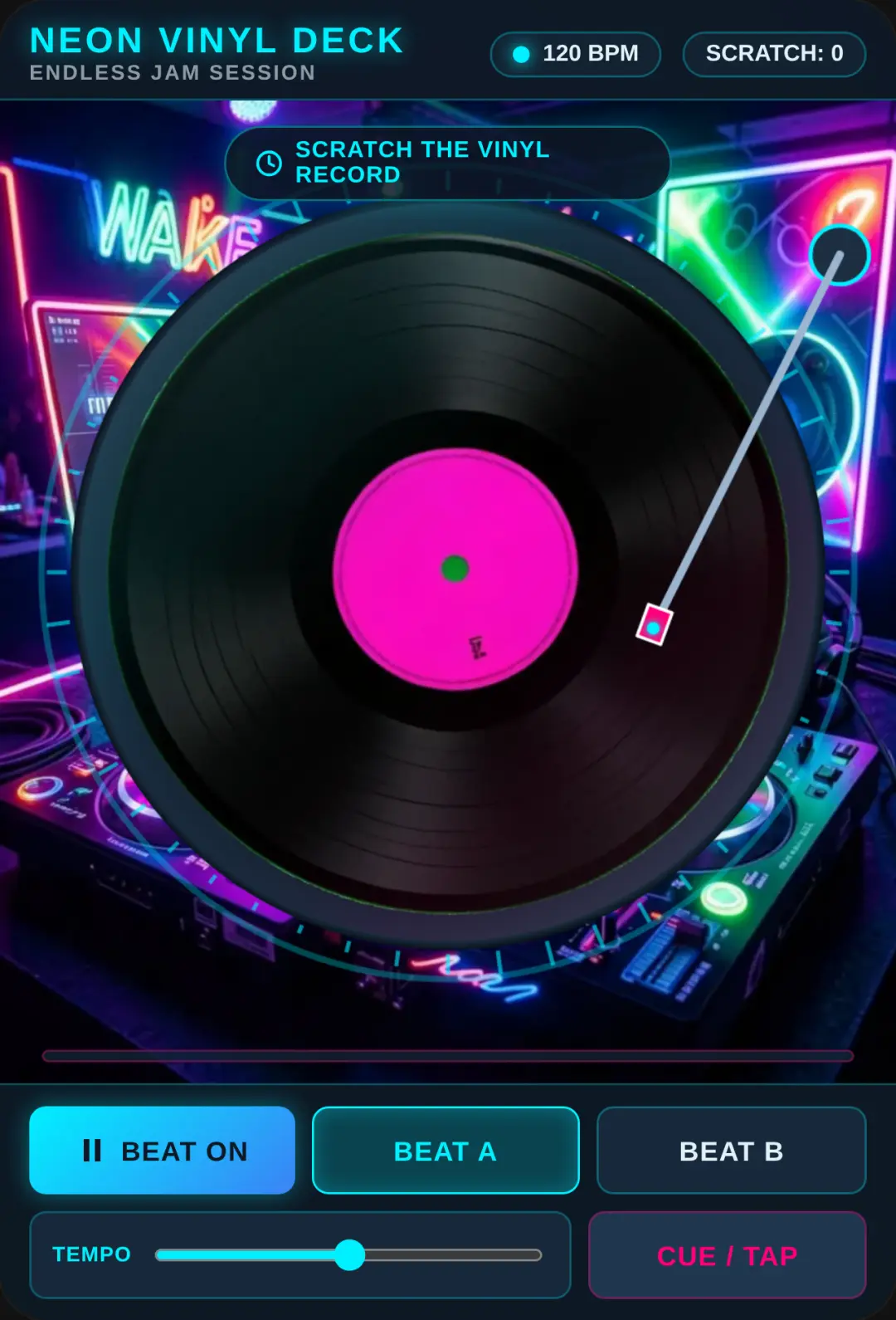 Neon Vinyl Deck cover