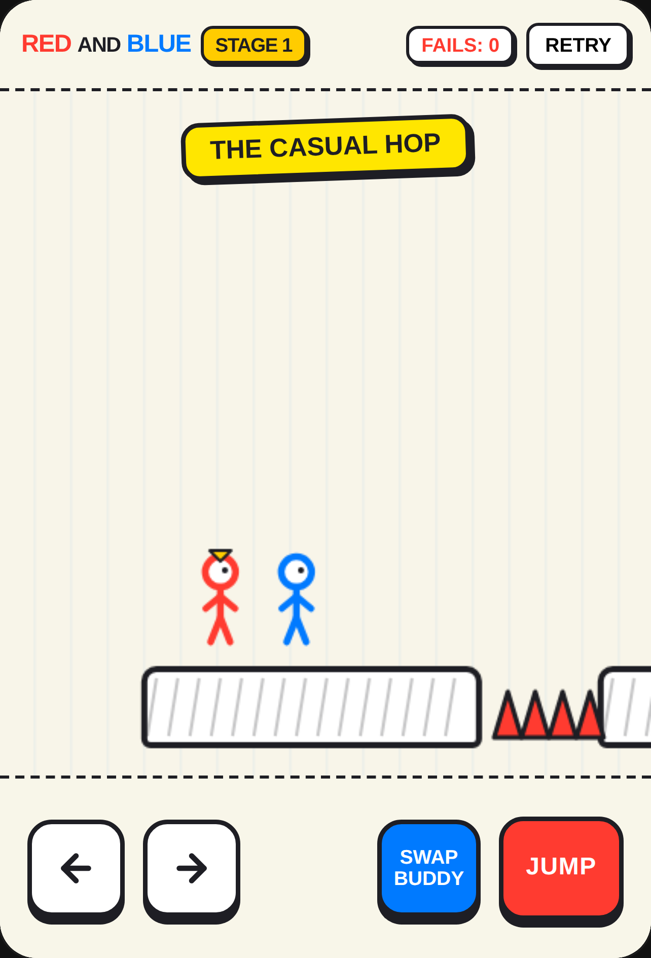 RED AND BLUE - Stickman Troll Course cover