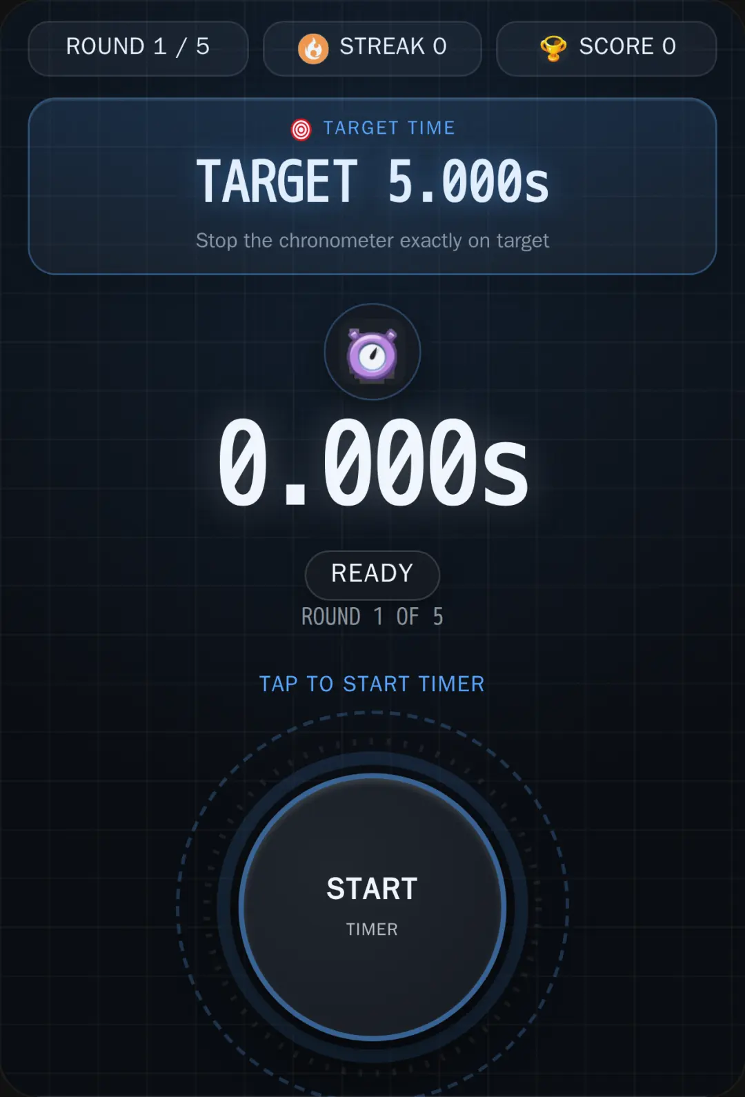 Chrono Guess — Precision Timing Arcade cover