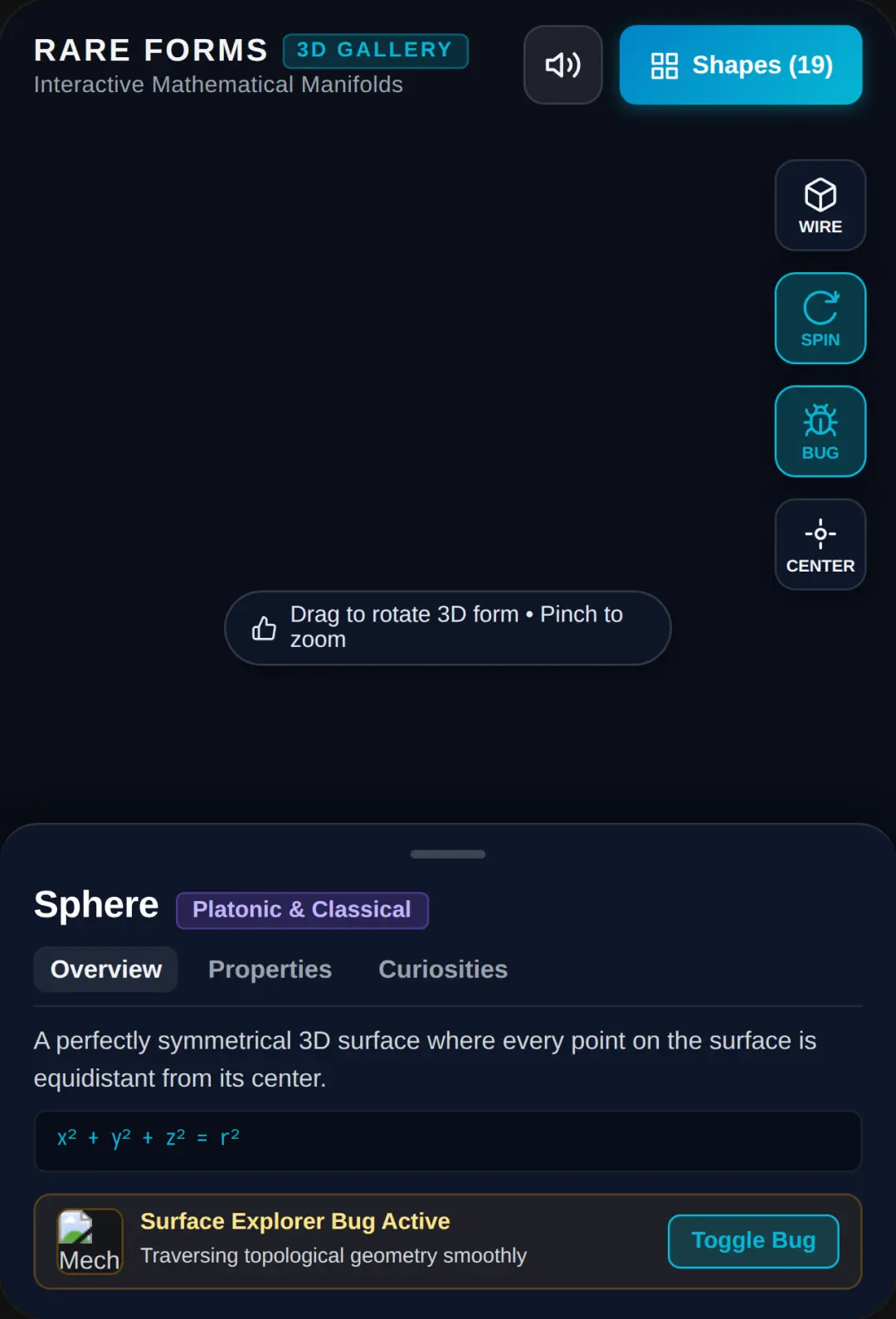 3D Rare Forms Explorer cover