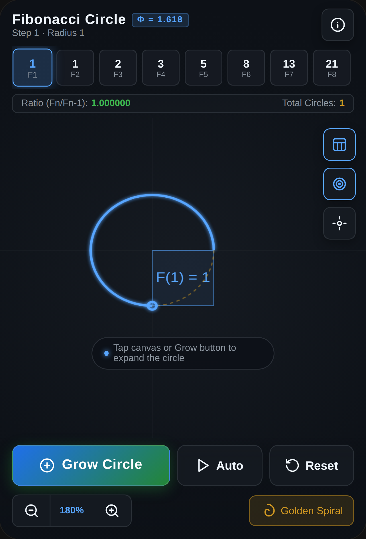 Fibonacci Circle Explorer cover