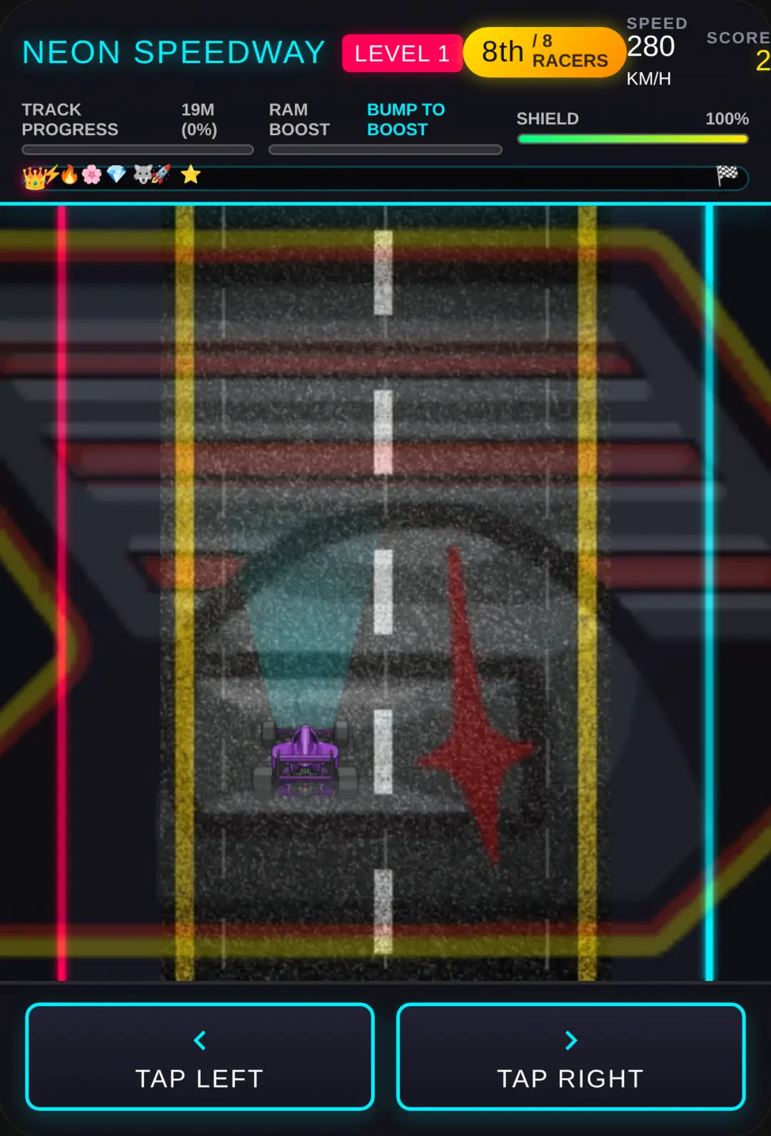 Neon Speedway: Grand Prix Race Together and try my game cover