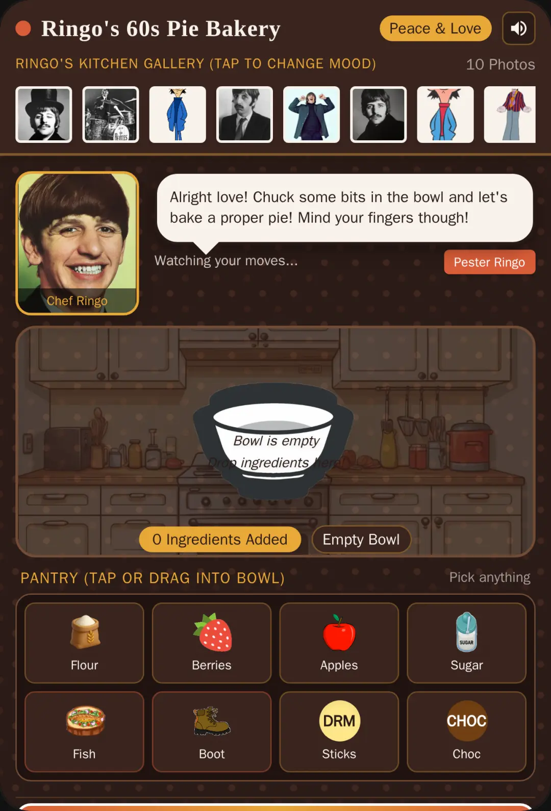 Bake a Pie with Ringo Starr cover