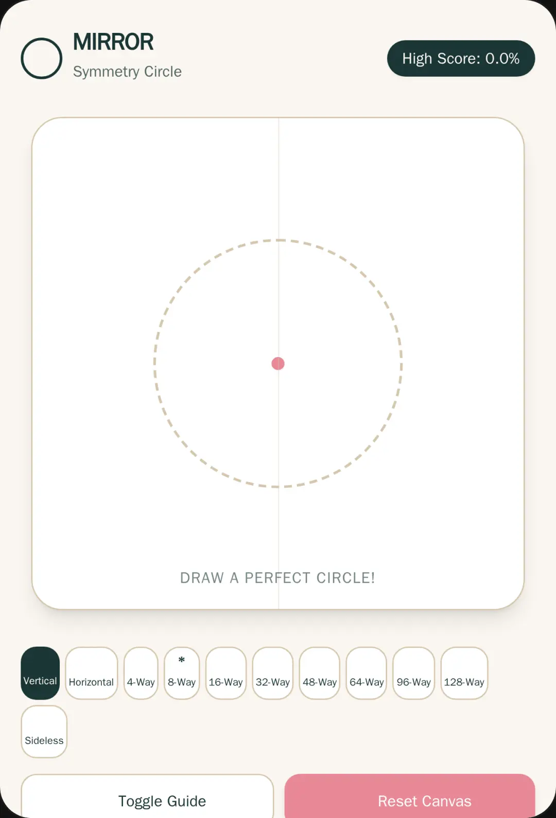 Mirror Circle - Symmetry Drawing Challenge cover