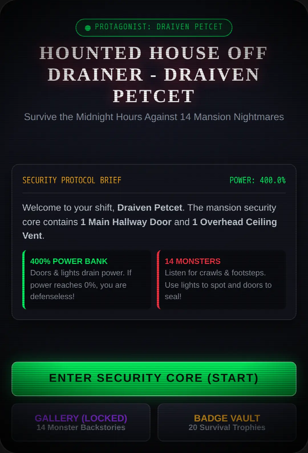 Hounted House Off Drainer - Draiven Petcet cover