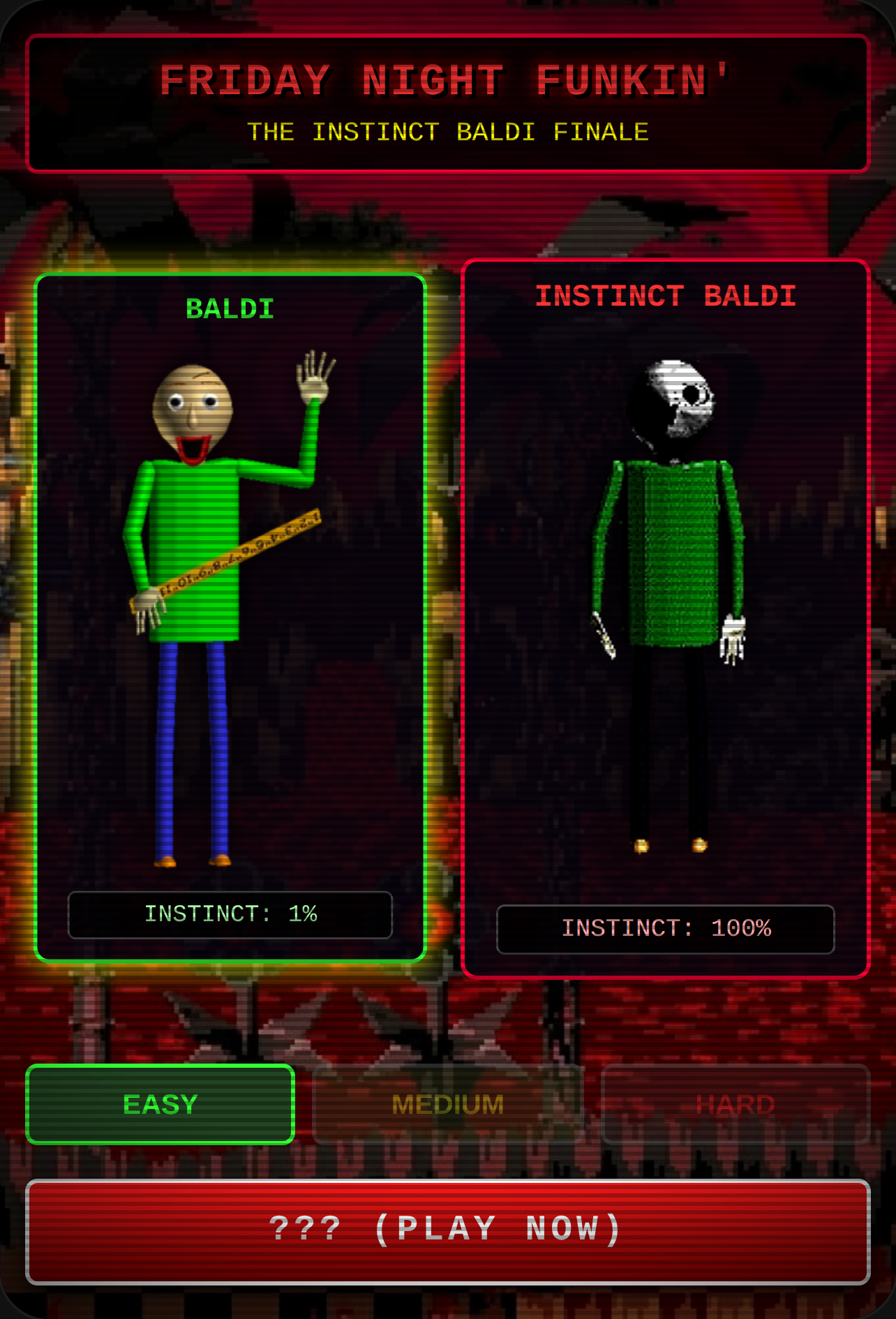 FNF: Instinct Baldi - The Finale cover