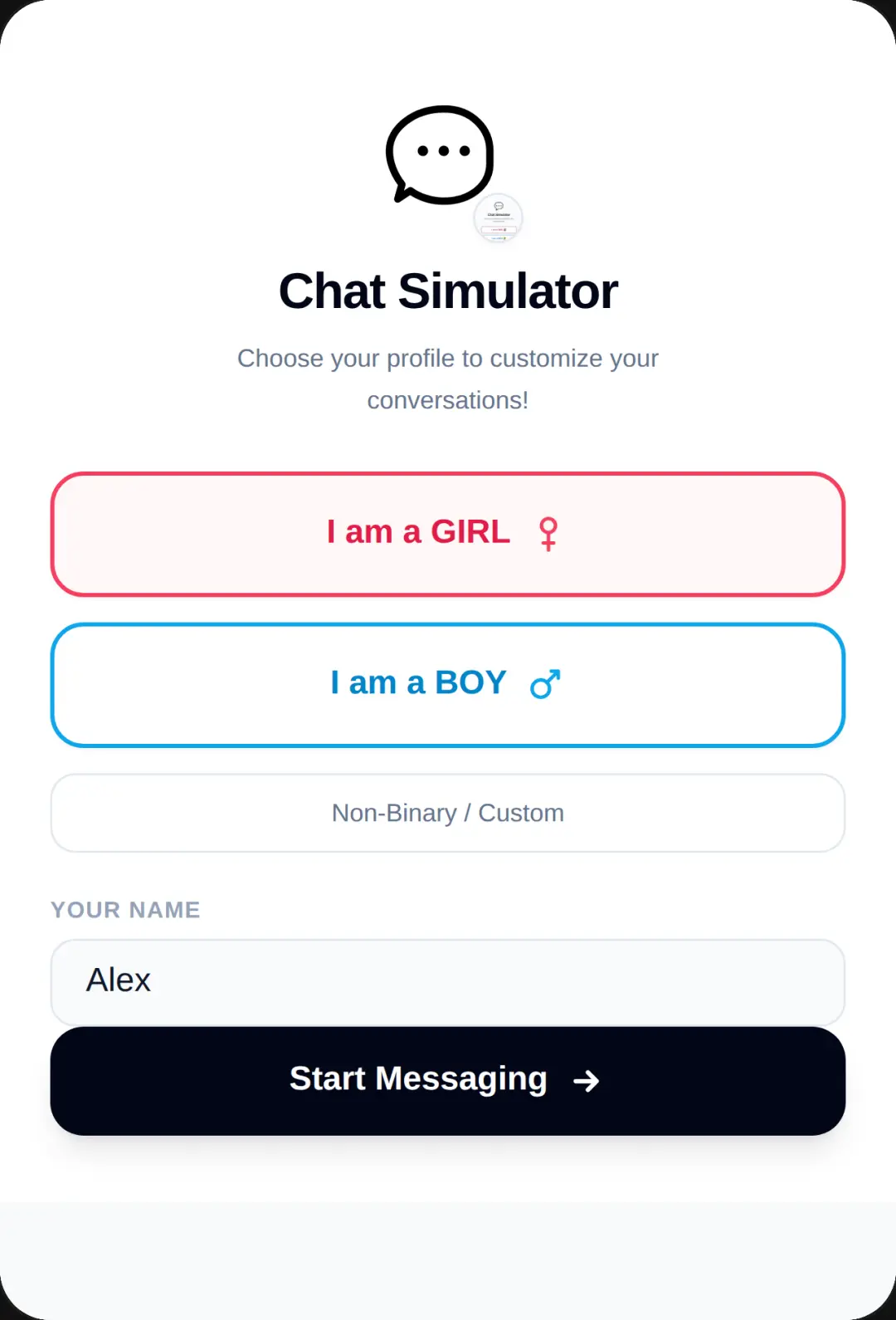 Messages - Chat Simulator cover