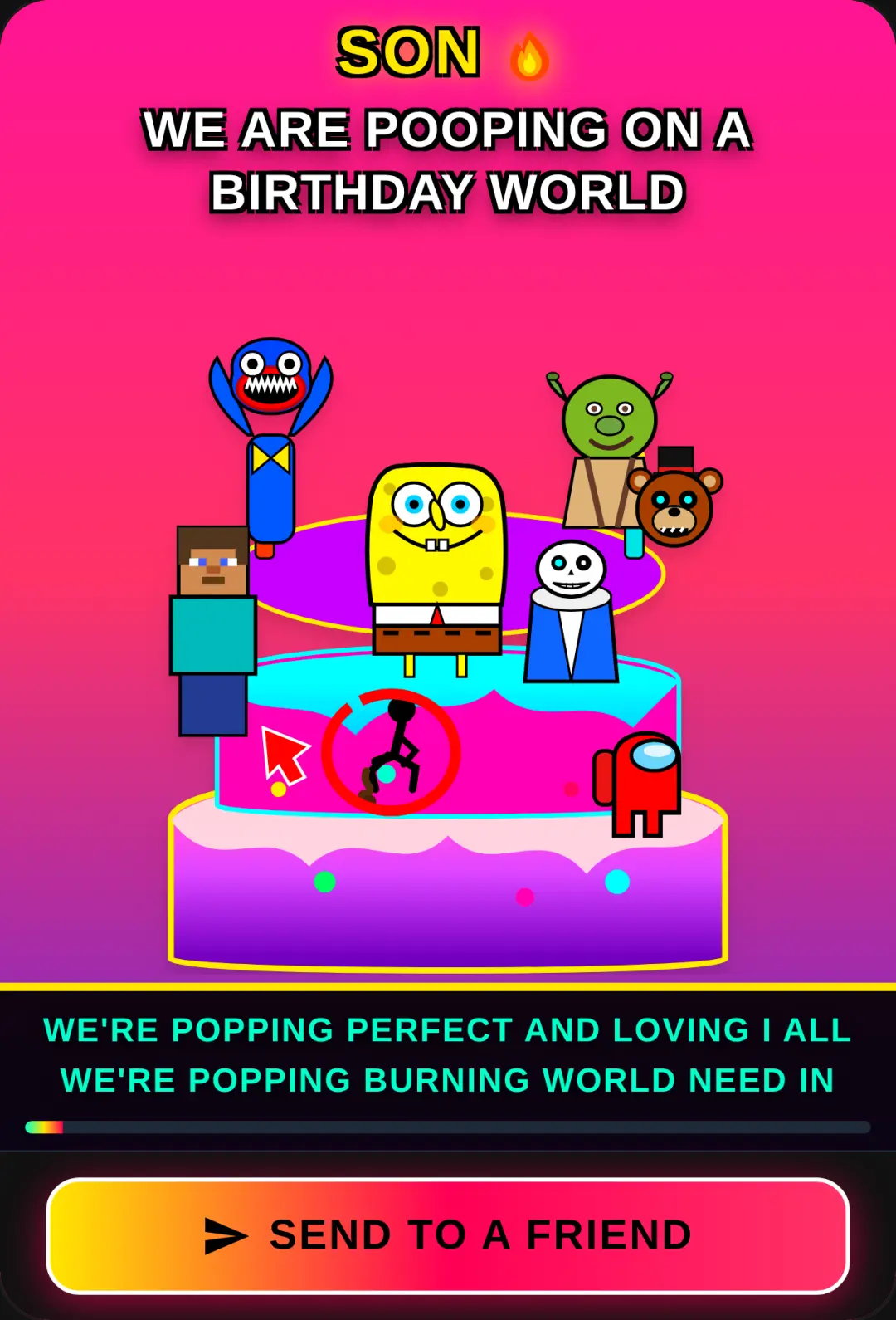 Birthday World Brainrot Meme cover
