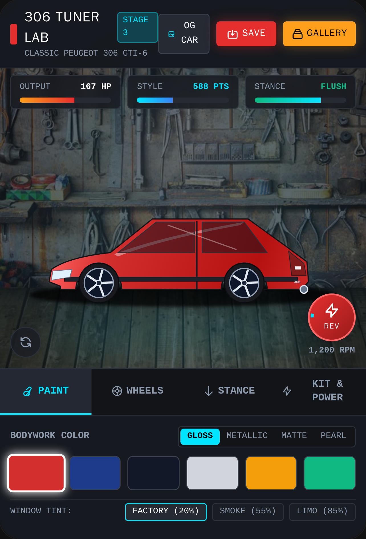 306 Tuner Garage cover