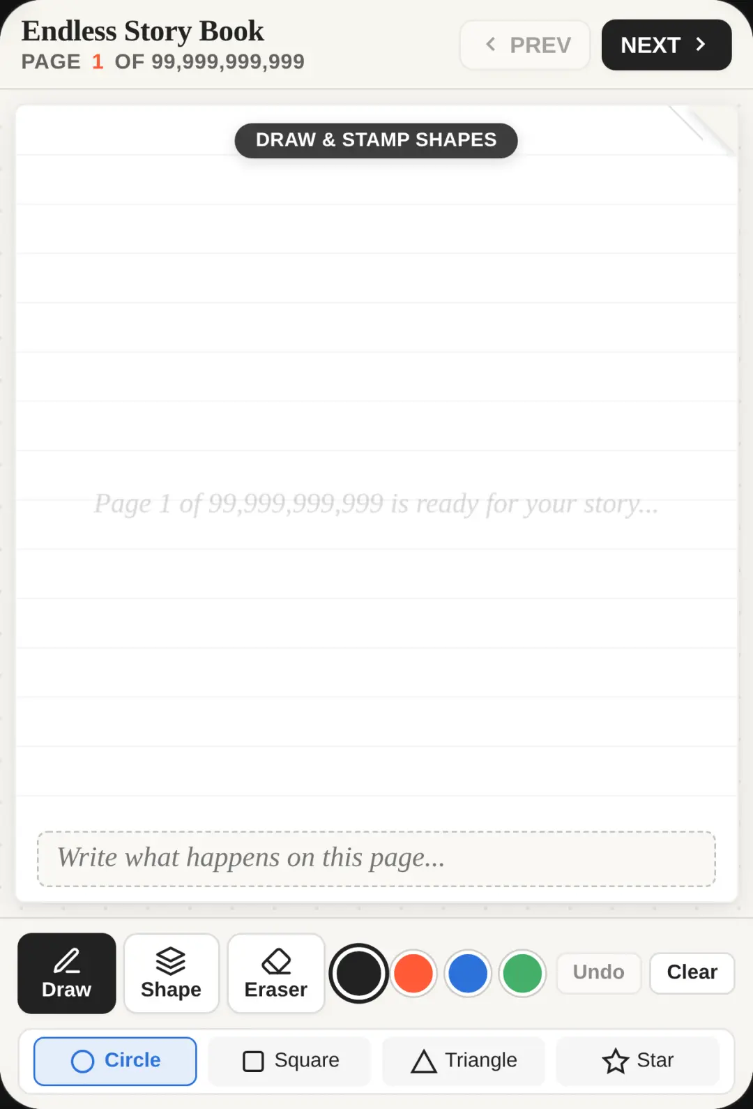 Endless Story: 99,999,999,999 Pages cover
