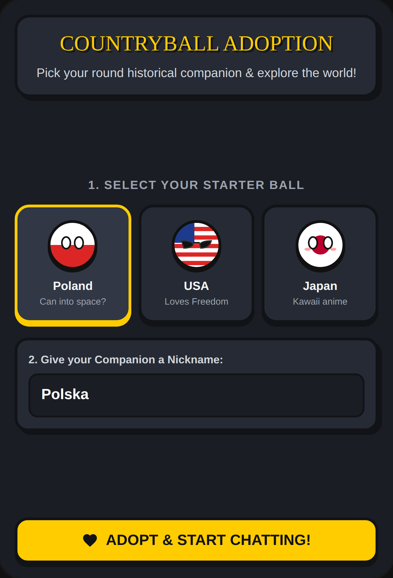 Countryball Companion Adventure cover