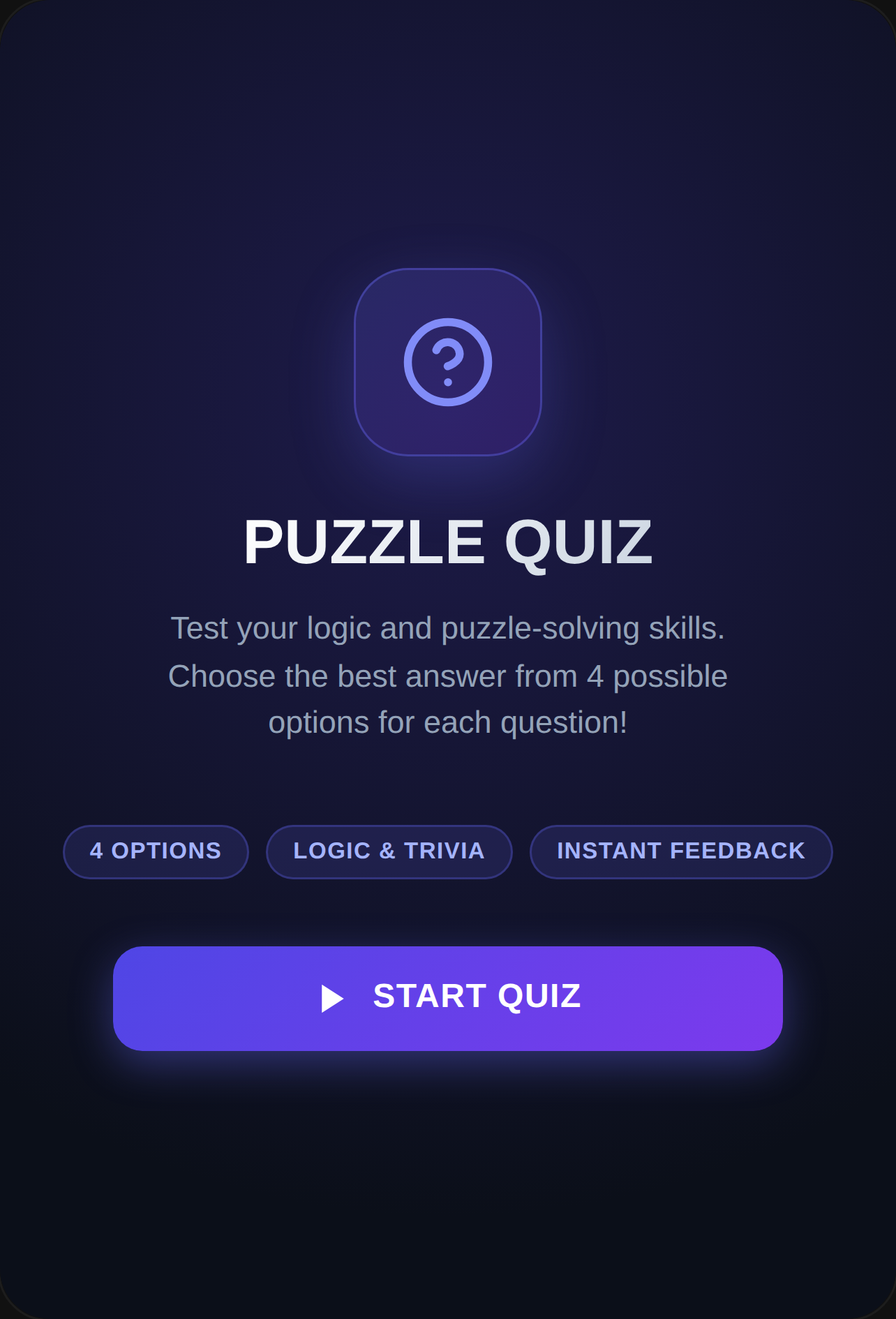 Puzzle Quiz Challenge cover