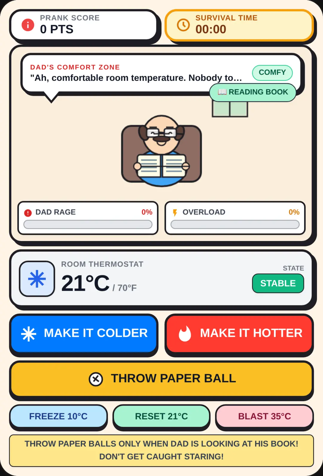 Don't Touch The Thermostat! cover