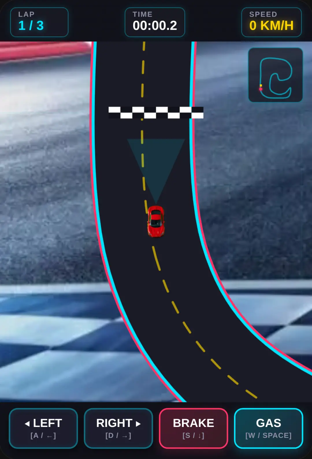 Neon Turbo 3-Lap Grand Prix cover