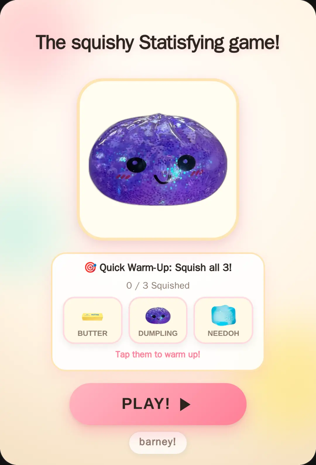 w squishing game! ! ! cover