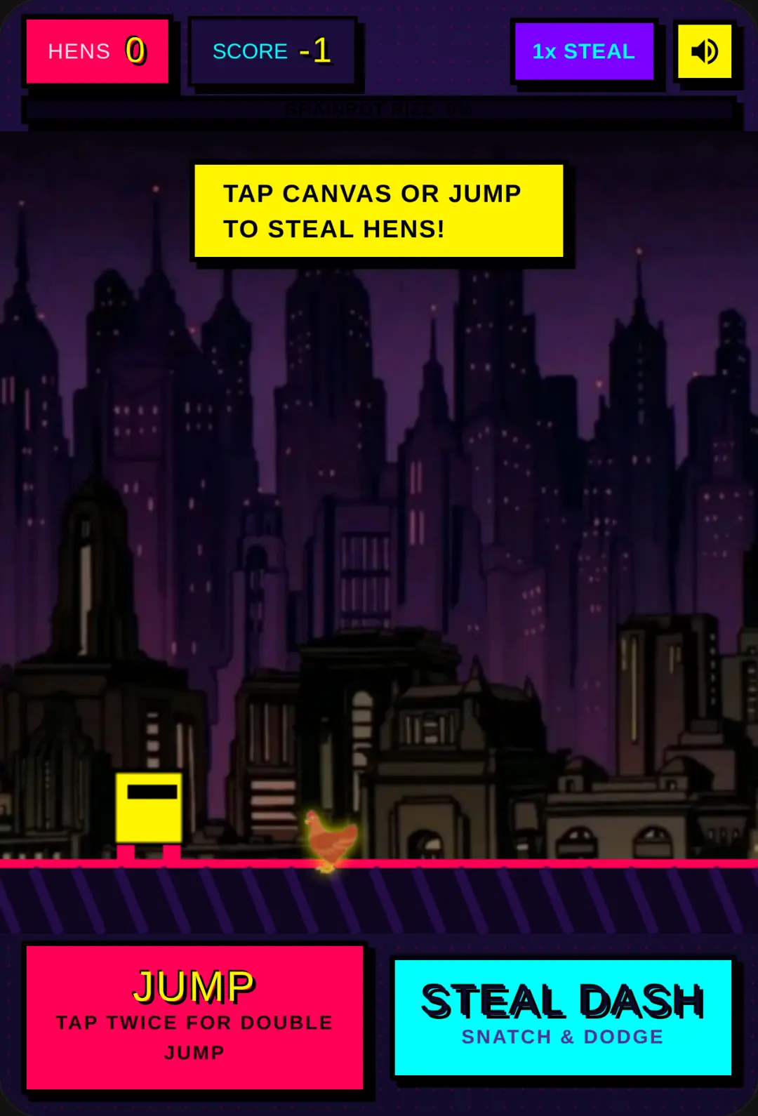 Steal The Hens: Brainrot Run cover
